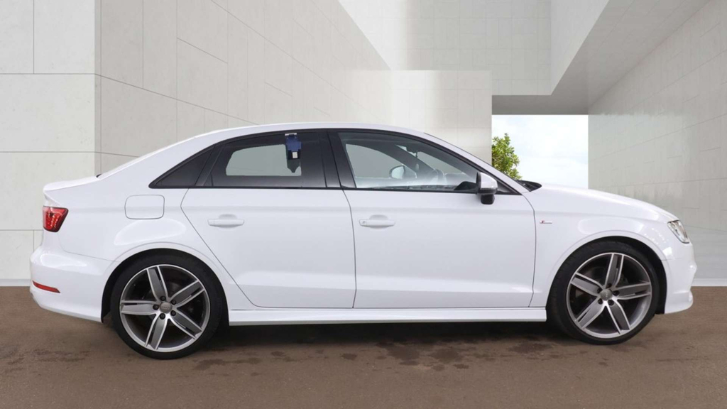 Audi A3 S Line Nav Tdi White #5