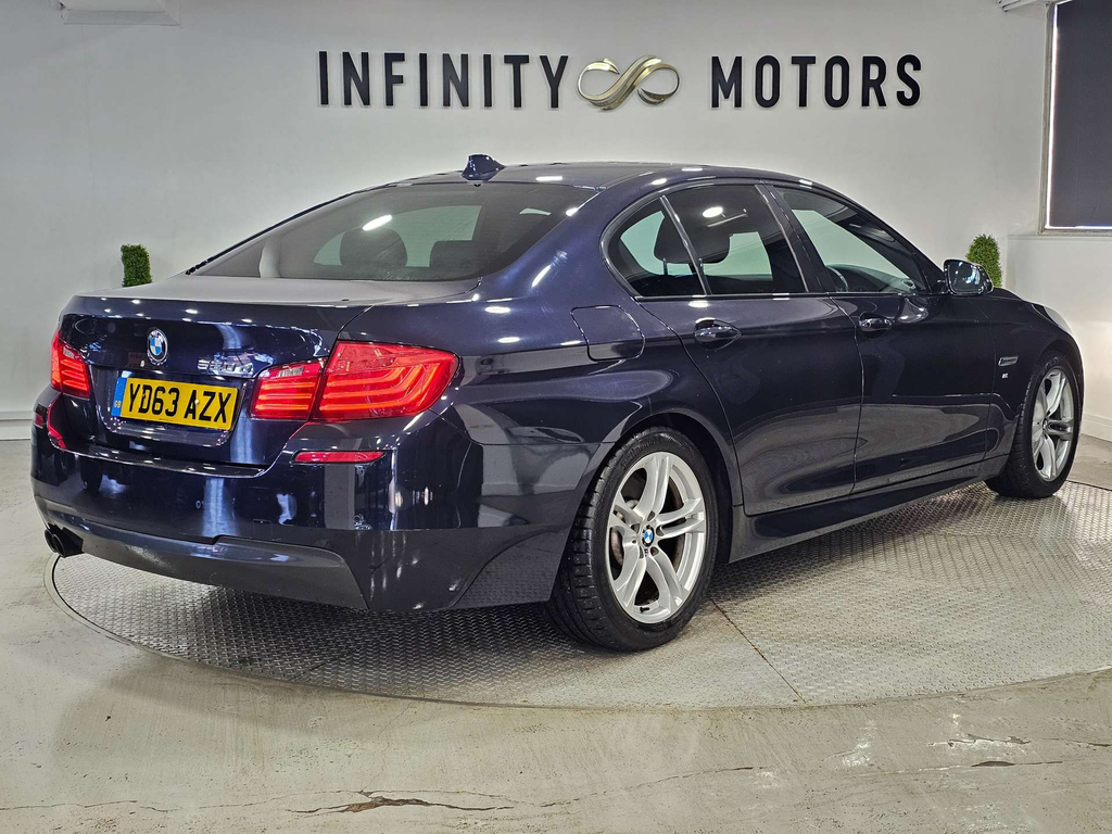 BMW 5 Series Saloon 518D Se Mot February 2025 Full Service Black #29
