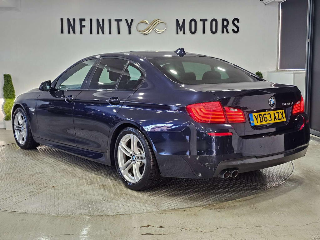 BMW 5 Series Saloon 518D Se Mot February 2025 Full Service Black #23