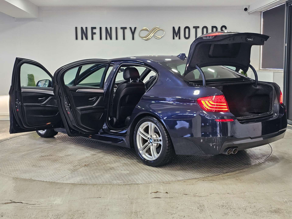 BMW 5 Series Saloon 518D Se Mot February 2025 Full Service Black #43