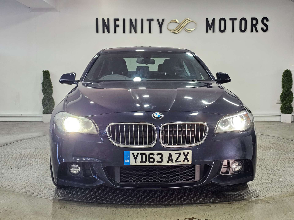 BMW 5 Series Saloon 518D Se Mot February 2025 Full Service Black #8