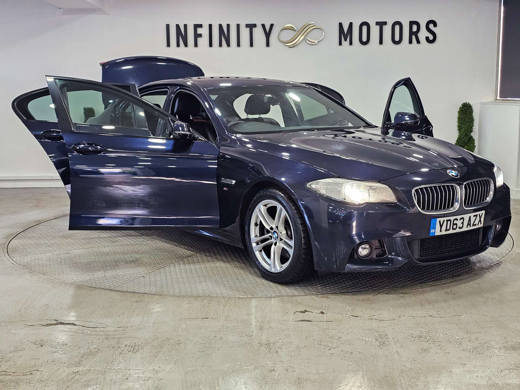 BMW 5 Series Saloon 518D Se Mot February 2025 Full Service Black #39