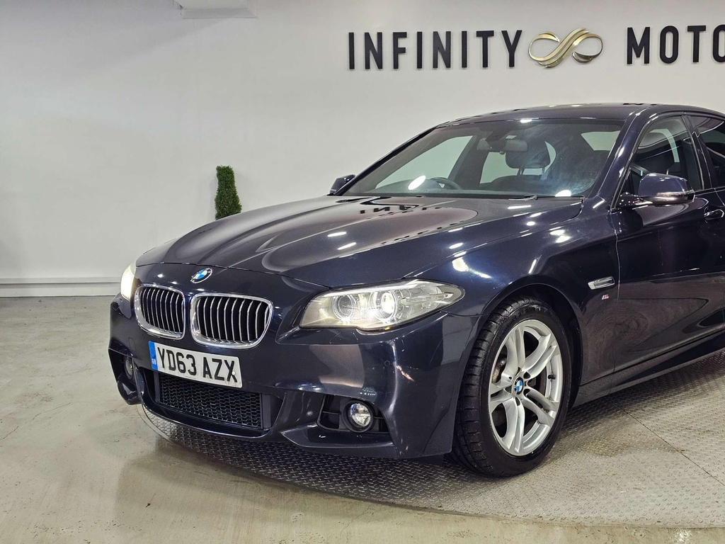 BMW 5 Series Saloon 518D Se Mot February 2025 Full Service Black #15