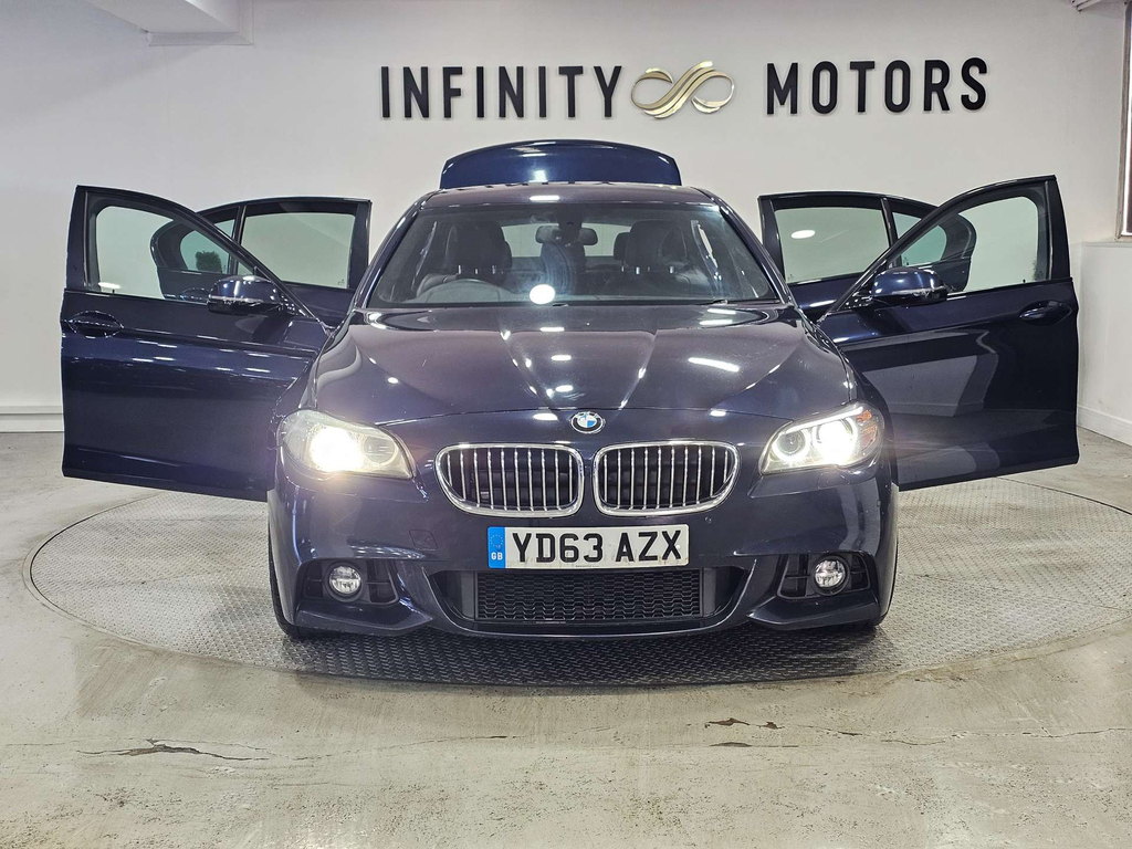 BMW 5 Series Saloon 518D Se Mot February 2025 Full Service Black #40
