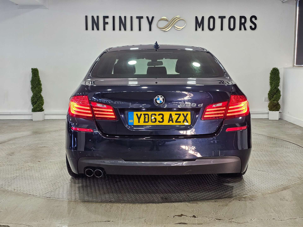 BMW 5 Series Saloon 518D Se Mot February 2025 Full Service Black #25