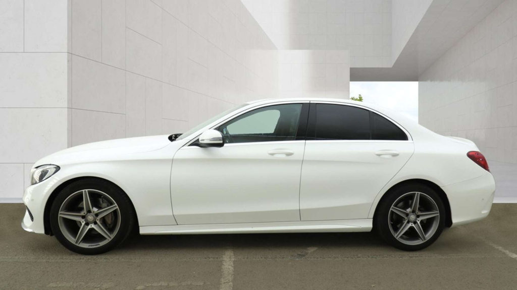 Mercedes-Benz C Class Amg Line White #6