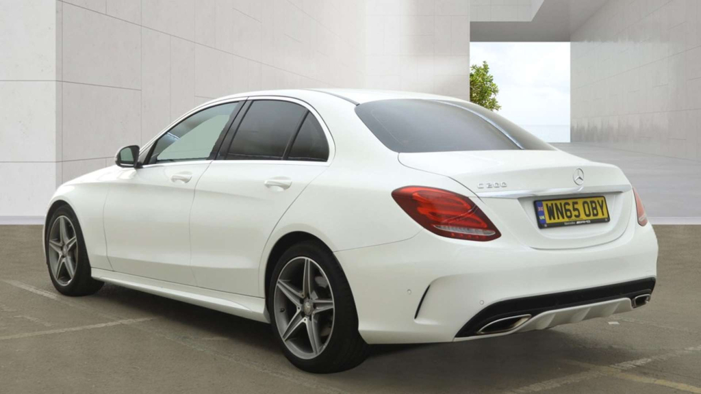 Mercedes-Benz C Class Amg Line White #3