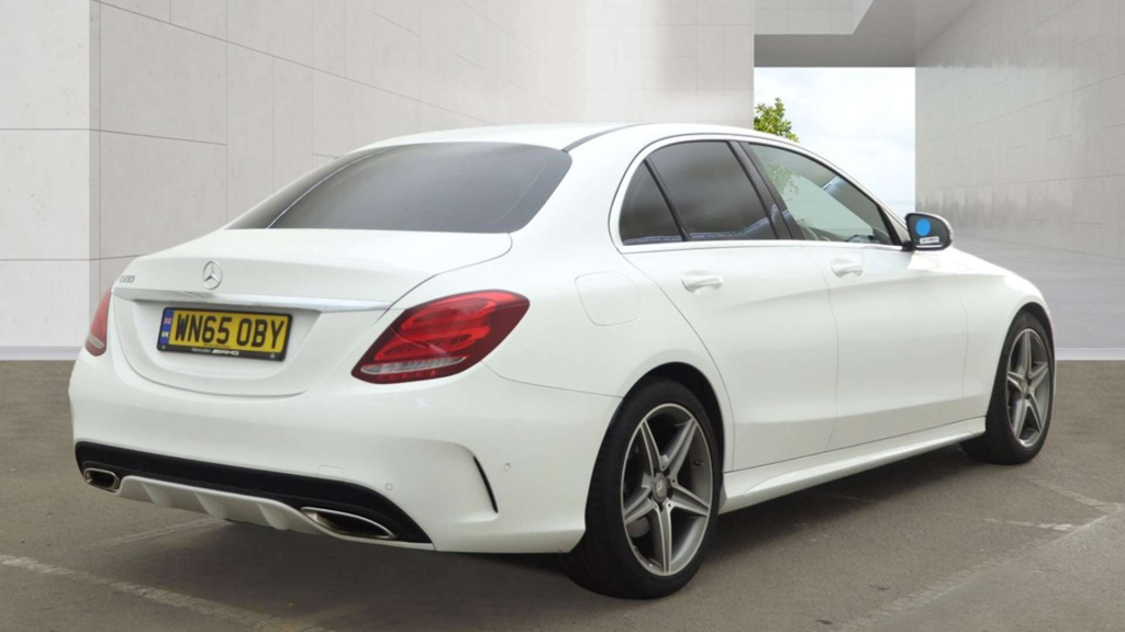 Mercedes-Benz C Class Amg Line White #4