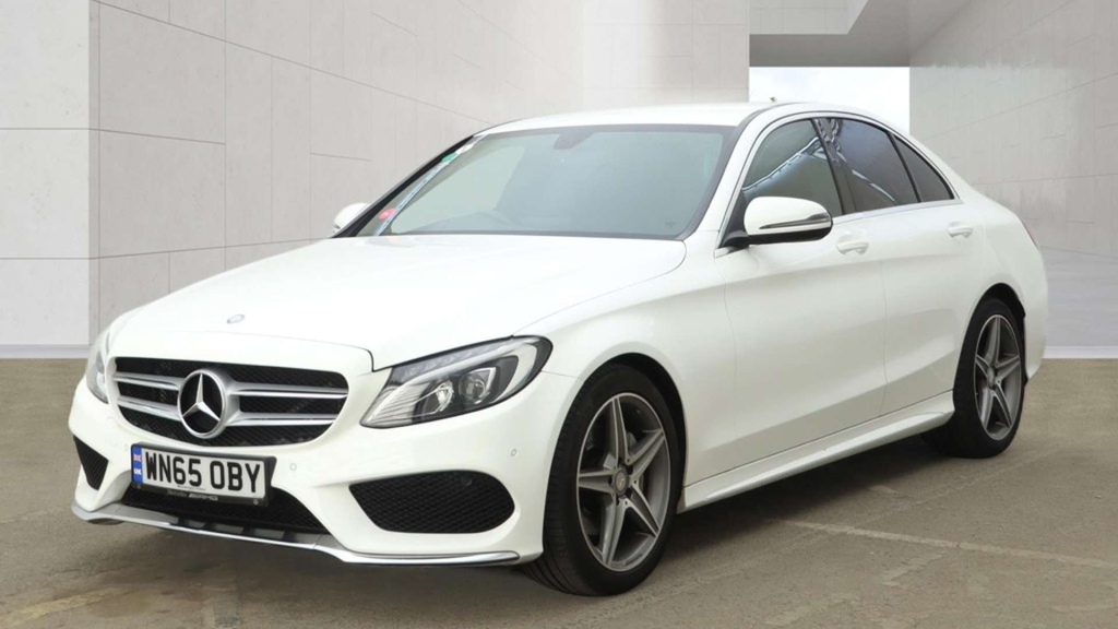 Mercedes-Benz C Class Amg Line White #2