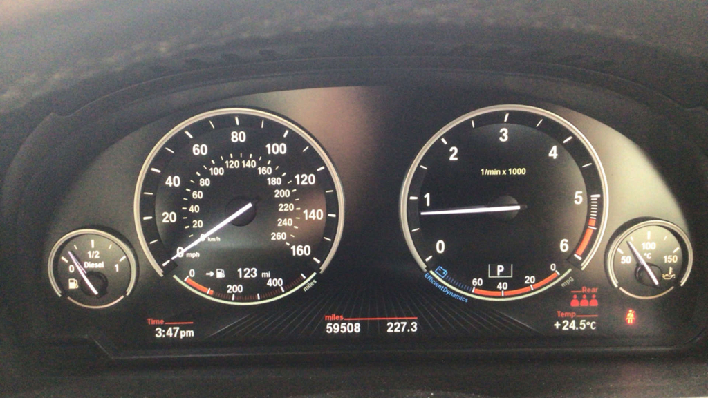 BMW 5 Series Diesel Blue #10