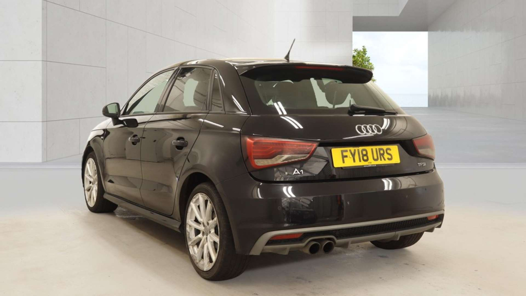 Audi A1 Sportback Tfsi S Line Nav Black #3