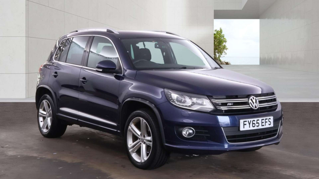 Volkswagen Tiguan R-line Tdi Bluemotion Technology 4Motion 4Wd Blue
