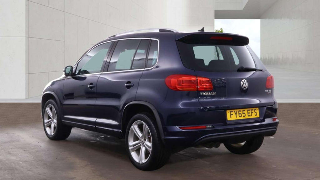 Volkswagen Tiguan R-line Tdi Bluemotion Technology 4Motion 4Wd Blue #3
