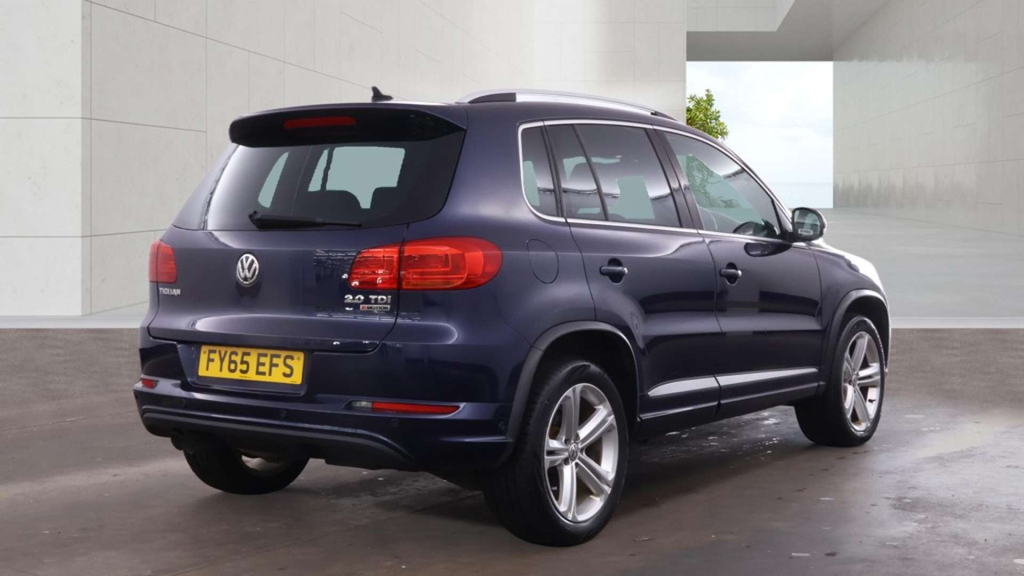 Volkswagen Tiguan R-line Tdi Bluemotion Technology 4Motion 4Wd Blue #4