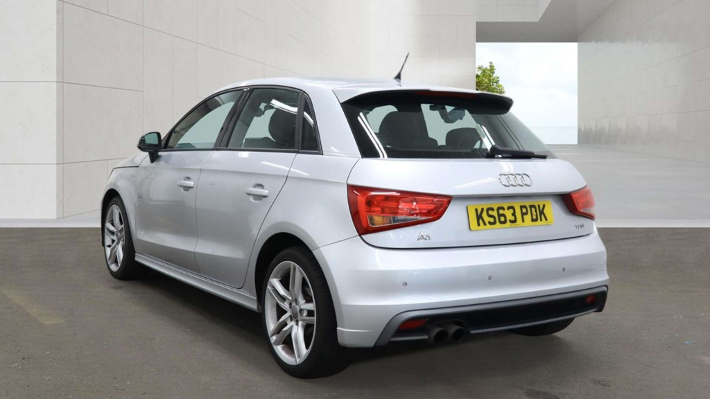 Audi A1 Sportback Tfsi S Line Silver #3
