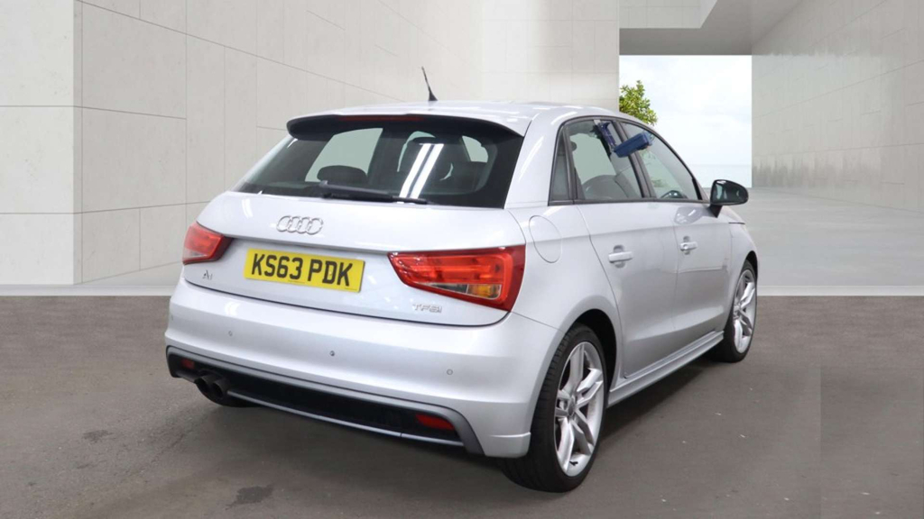 Audi A1 Sportback Tfsi S Line Silver #4