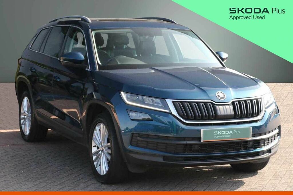 Skoda Kodiaq 2.0 Tdi 190 Se L 4X4 Dsg 7 Seat Blue