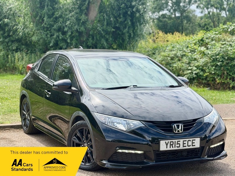 Honda Civic 1.8 I-vtec S Hatchback Black #6