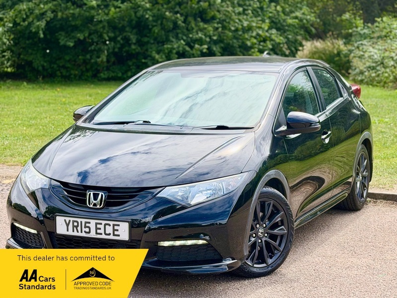 Honda Civic 1.8 I-vtec S Hatchback Black #3