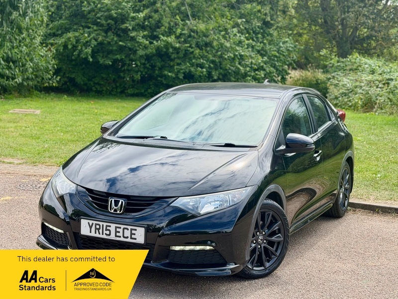 Honda Civic 1.8 I-vtec S Hatchback Black #2