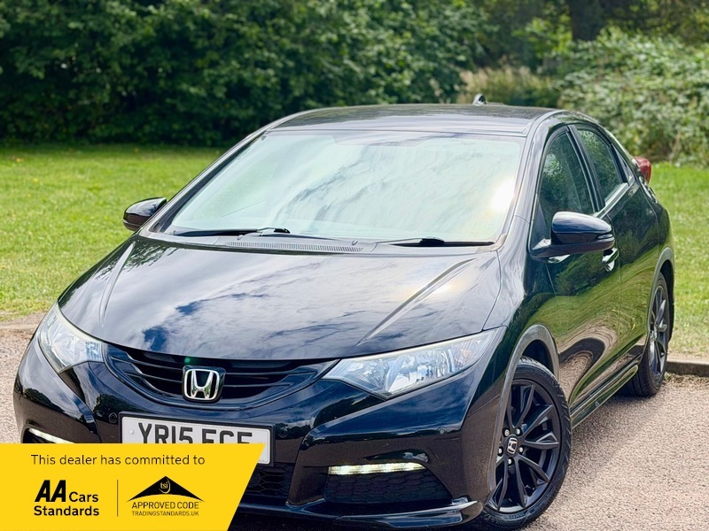 Honda Civic 1.8 I-vtec S Hatchback Black #5