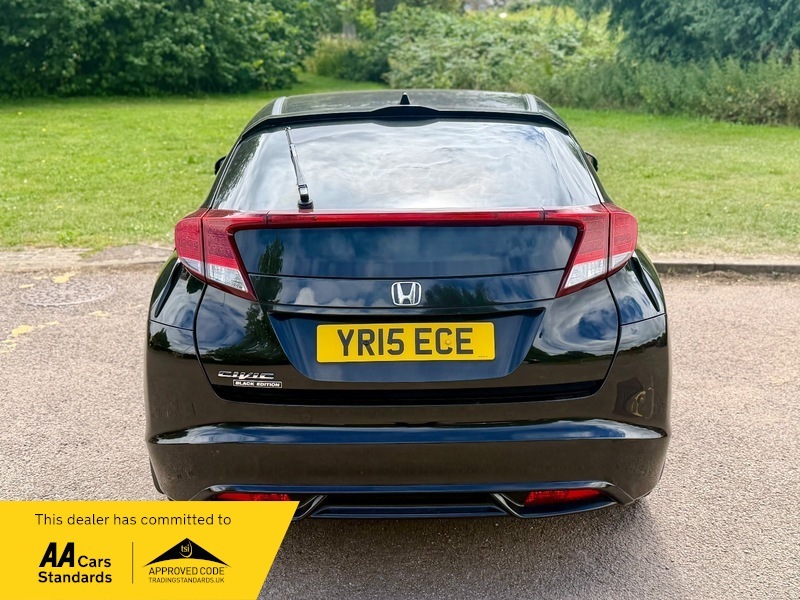 Honda Civic Estate 1.6 I-dtec Black Edition Tourer Euro 5 Ss Black #22