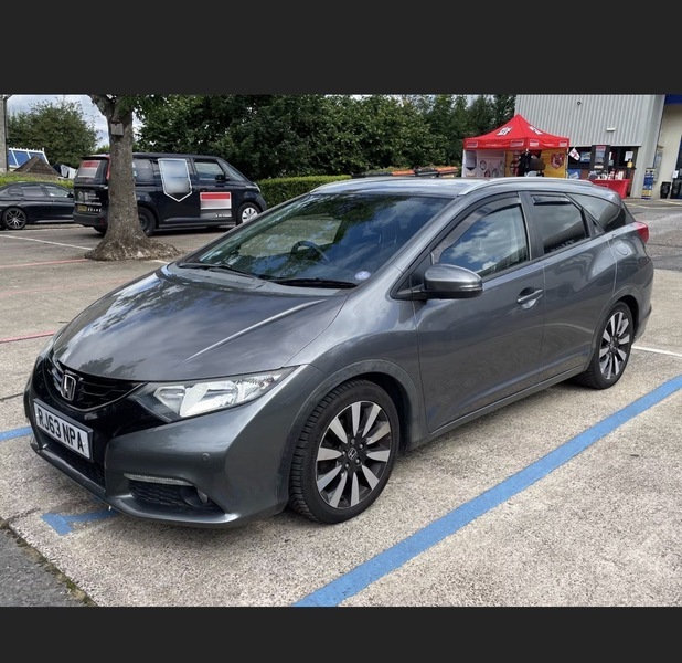 Honda Civic 1.8 I-vtec Sr Tourer Grey #2