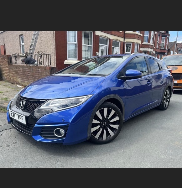 Honda Civic 1.8 I-vtec Sr Tourer Blue #3