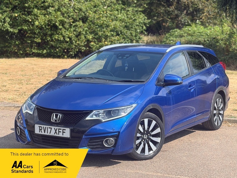 Honda Civic 1.8 I-vtec Sr Tourer Blue #4
