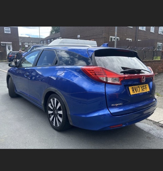 Honda Civic 1.8 I-vtec Sr Tourer Blue #4