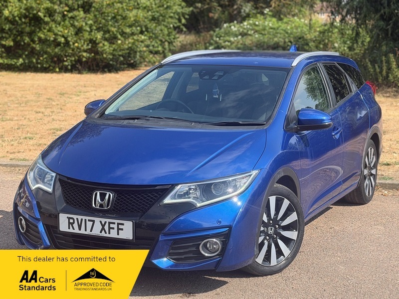 Honda Civic 1.8 I-vtec Sr Tourer Blue #2