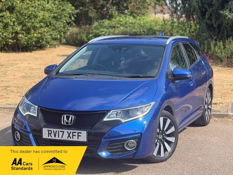 Honda Civic 1.8 I-vtec Sr Tourer Blue #3