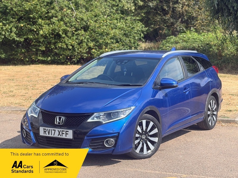 Honda Civic 1.8 I-vtec Sr Tourer Blue #5