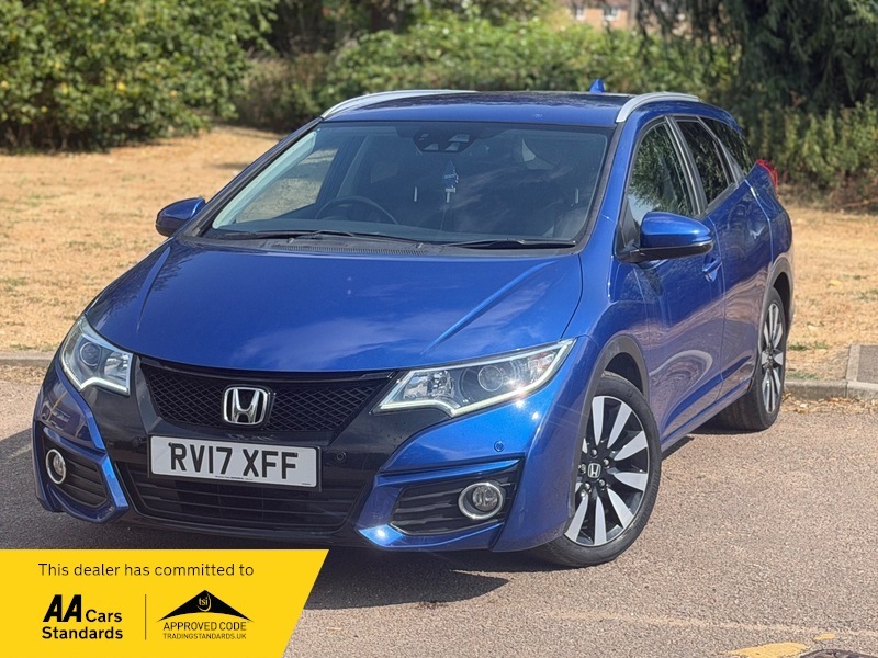Honda Civic 1.8 I-vtec Sr Tourer Blue #6