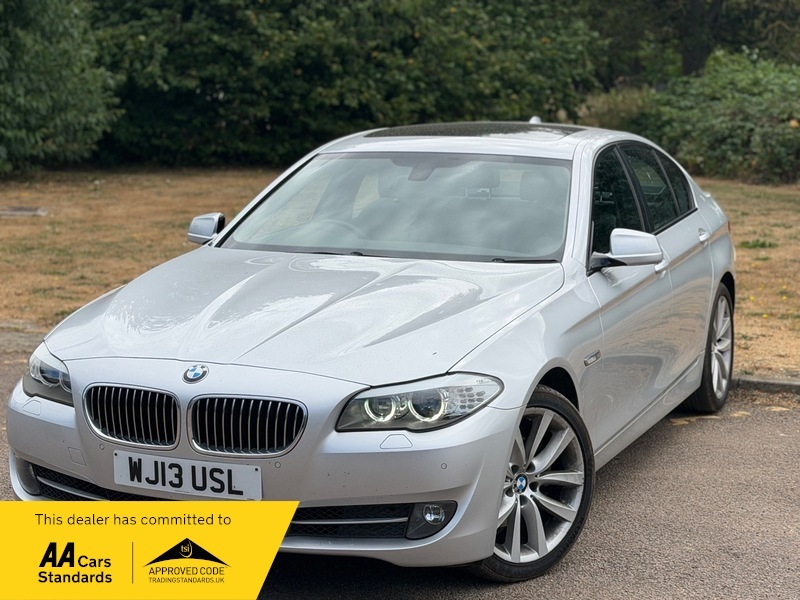BMW 5 Series 2.0 520D Se Saloon Silver #2