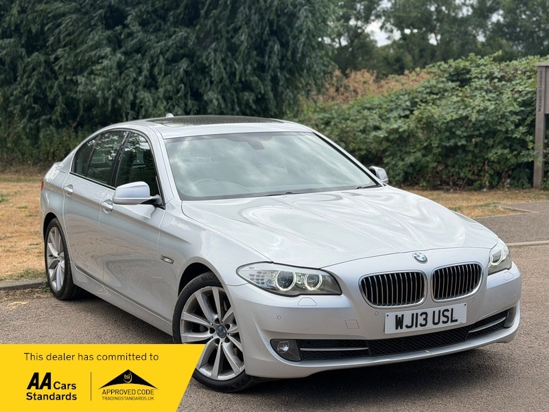BMW 5 Series 2.0 520D Se Saloon Silver #6
