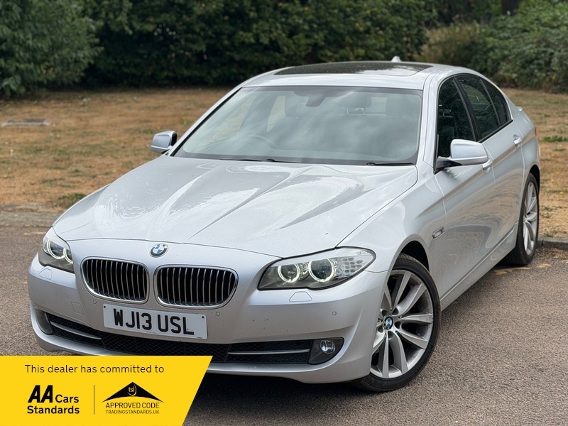 BMW 5 Series 2.0 520D Se Saloon Silver #3
