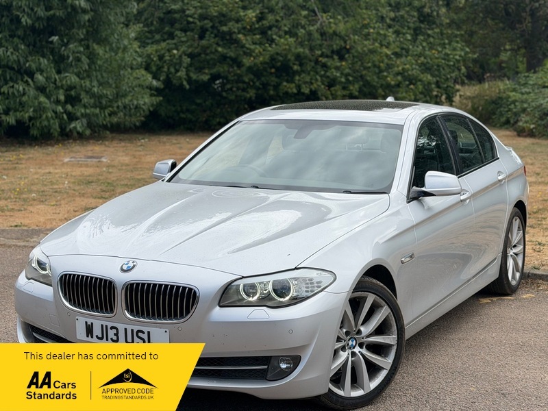 BMW 5 Series 2.0 520D Se Saloon Silver #4