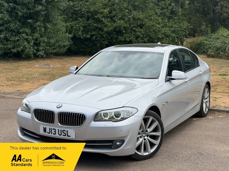 BMW 5 Series 2.0 520D Se Saloon Silver #5