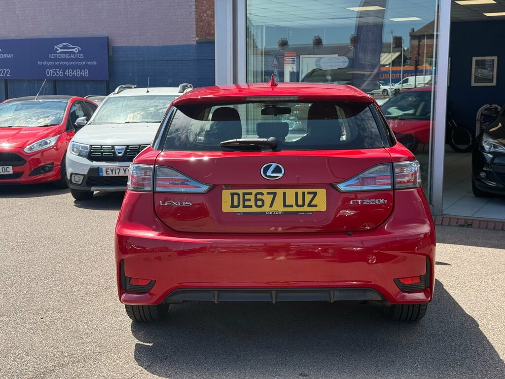 Lexus CT 1.8 200H Executive Edition Hatchback Hy Red #4