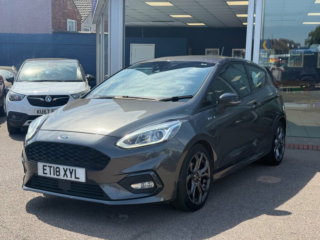 Ford Fiesta 1.0T Ecoboost St-line Hatchback ET18XYL Grey #2