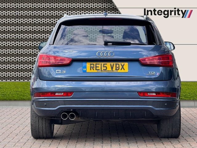 Audi Q3 2.0 Tdi S Line Plus Suv Quattro RE15VDX Blue #4
