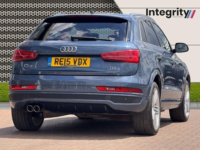 Audi Q3 2.0 Tdi S Line Plus Suv Quattro RE15VDX Blue #3