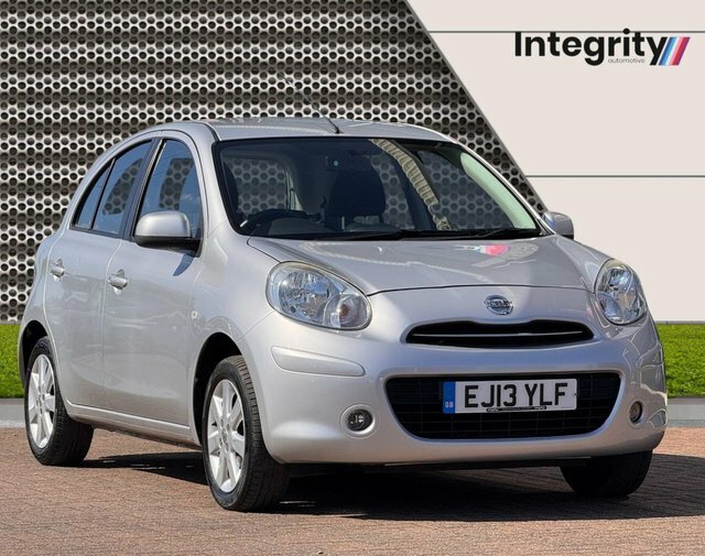 Nissan Micra 1.2 12V Acenta Hatchback Cvt Euro 5 80 Silver #3