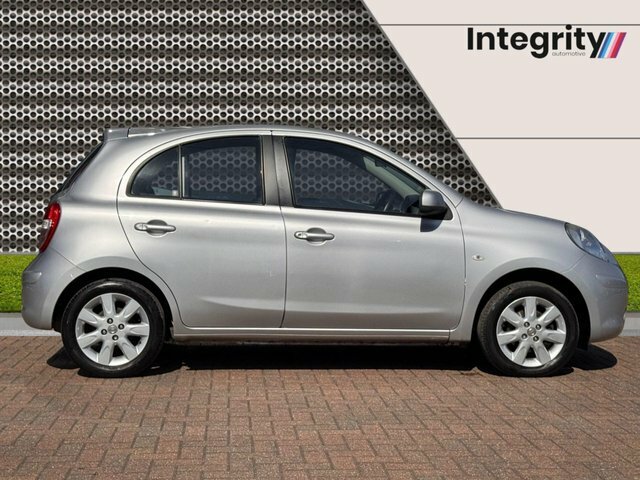 Nissan Micra 1.2 12V Acenta Hatchback Cvt Euro 5 80 Silver #5