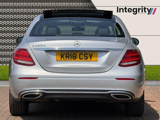 Mercedes-Benz E Class 2018 2.0 E220d Se Premium Saloon G-tr Silver #4