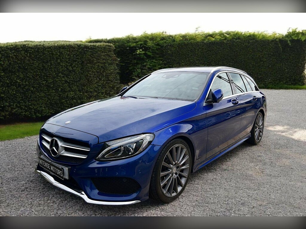 Mercedes-Benz C Class 2.0 C200 Amg Line G-tronic Euro 6 Ss Blue