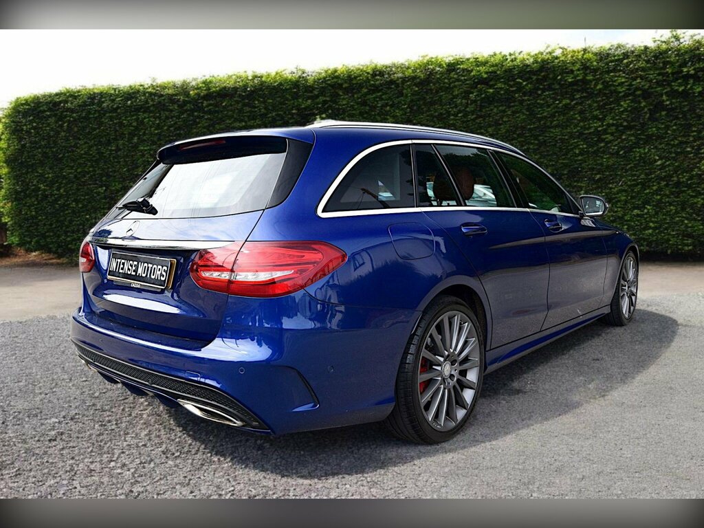 Mercedes-Benz C Class 2.0 C200 Amg Line G-tronic Euro 6 Ss Blue #6