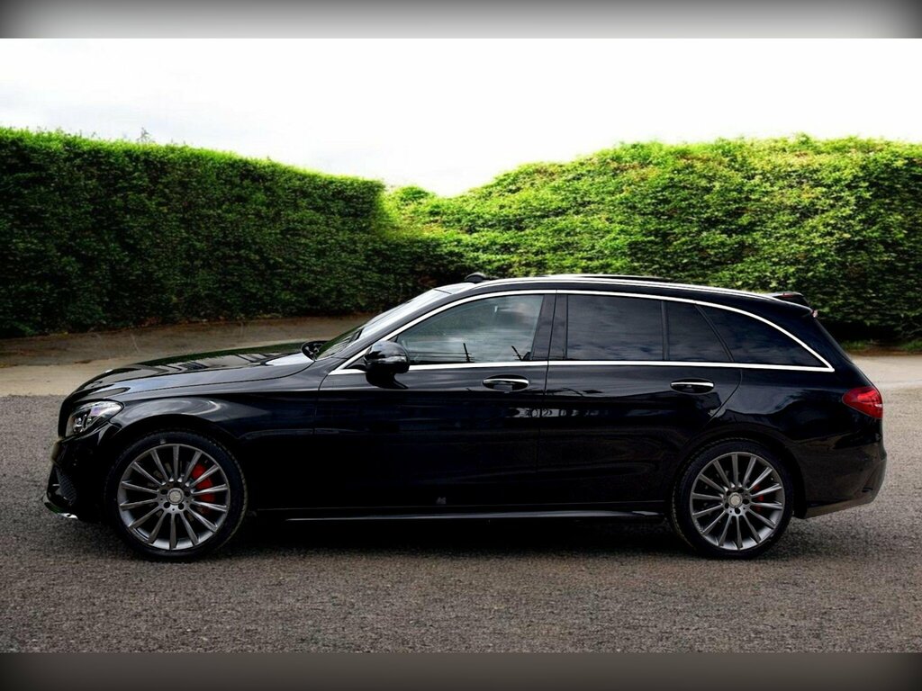 Mercedes-Benz C Class 2.0 C200 Amg Line Premium Plus Estate Black #6