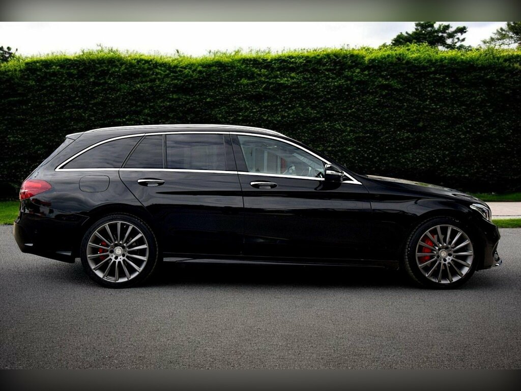 Mercedes-Benz C Class 2.0 C200 Amg Line Premium Plus Estate Black #2